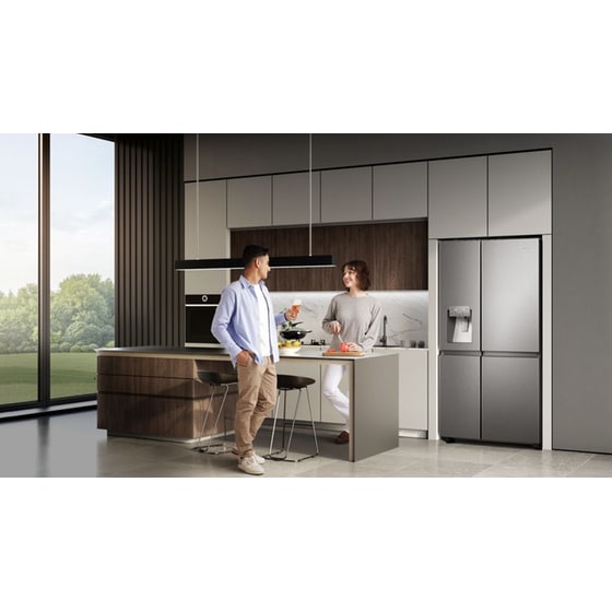 HISENSE RS818N4IIE Total No Frost 632 Lt Inox Ψυγείο Ντουλάπα image 3