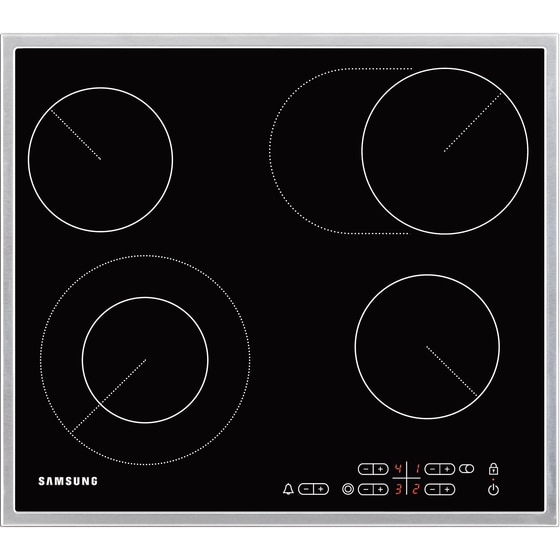 SAMSUNG C61R2CAST/BOL 57.5 cm Μαύρο Εστία Κεραμική Αυτόνομη image 0