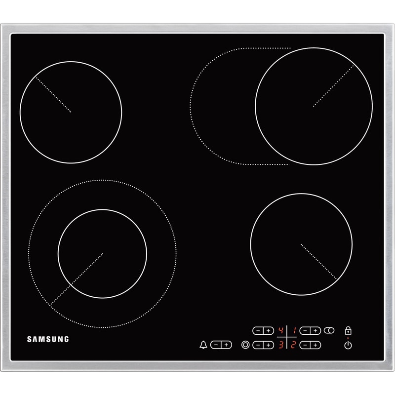 SAMSUNG C61R2CAST/BOL 57.5 cm Μαύρο Εστία Κεραμική Αυτόνομη