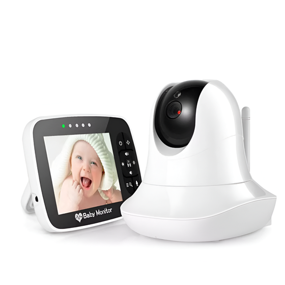 Baby Monitor Sm935 Κάμερας & Ήχου 3.5" - Λευκό image 0