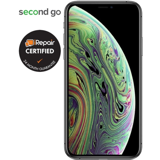 Μεταχειρισμένο Apple iPhone XS Max 64GB Space Gray second go Certified by iRepair image 2