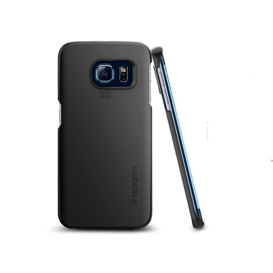 ΘΗΚΗ KIN SPIGEN GLX S6 EDGE THIN FIT BLK image 1