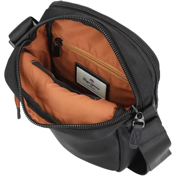Pepe Jeans Τσαντάκι Ώμου 17x22x7.5cm Σειρά Egham - Μάυρο image 4