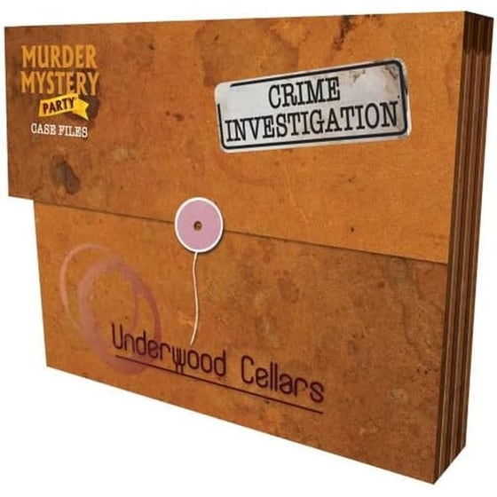 Επιτραπέζιο University Games Murder Mystery Party Case Files: Underwood Cellars image 0