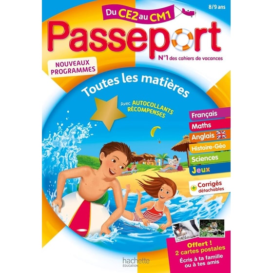 Passeport Toutes les matières du CE2 au CM1 image 0