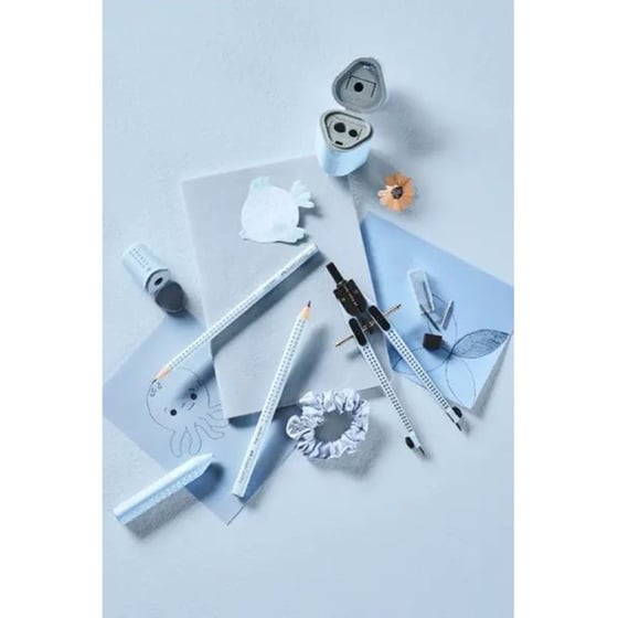 Ξύστρα Βαρελάκι Faber Castell Grip Trio Τριπλή image 1