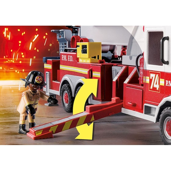 PLAYMOBIL® City Action US Tower Ladder: Πυροσβεστικό όχημα (70935) image 4