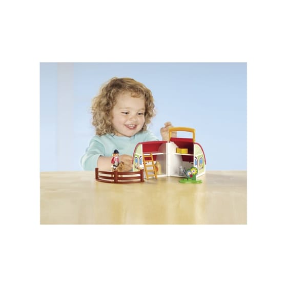 PLAYMOBIL® 1·2·3 Αχυρώνας Βαλιτσάκι (70180) image 3