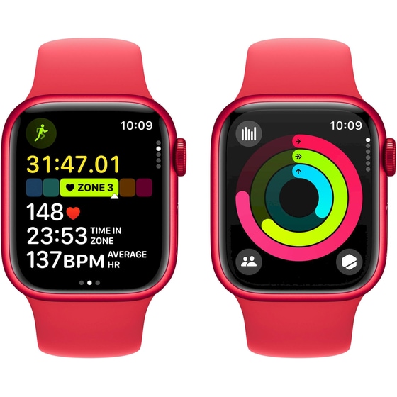 Apple Watch Series 9 Aluminium Product(RED) GPS 41mm - Medium/Large - Red image 7