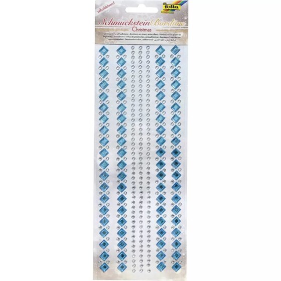 Αυτοκόλλητα Jewel Stones Borders X-mas 3, 1 Sheet 10.5x26εκ image 0