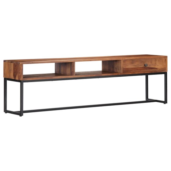 Έπιπλο Τηλεόρασης VidaXL Ξύλινο/Μεταλλικό 160x30x45cm - Καφέ/Μαύρο image 0