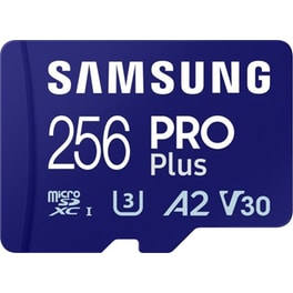 Samsung Pro Plus MicroSDXC 256 GB Class 10 U3 V30 με αντάπτορα
