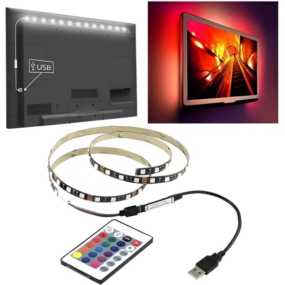 Αδιάβροχη Ταινία Led Rgb 1 Μέτρου SMD5050 - 30 Led image 4