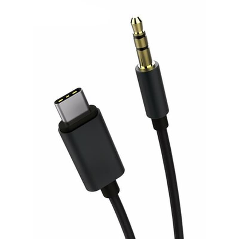 Powertech Καλώδιο Usb Type-c Σε Jack 3.5mm ,1m, Black
