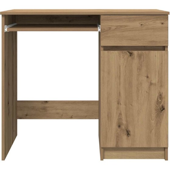 Γραφείο VidaXL από Επεξεργασμένο Ξύλο 86x49x76 cm - Artisan Δρυς image 5