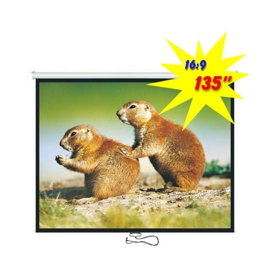 Brateck Οθόνη Προβολής 135" PEBA135 image 0
