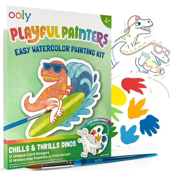Σετ Ζωγραφικής Ooly Watercolor Dinos image 2