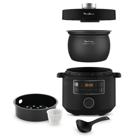 Πολυμάγειρας MOULINEX CE7548 Turbo Cuisine 5 L Μαύρο image 2