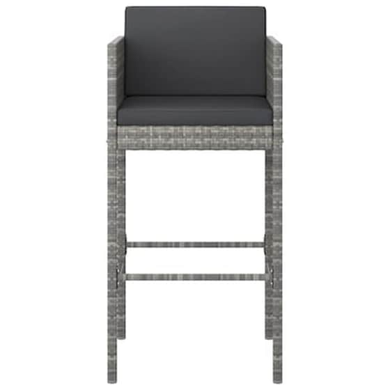 Σετ Επίπλων Μπαρ Κήπου Vidaxl  5 Τμχ Από Συνθετικό Ρατάν Με Μαξιλάρια image 4
