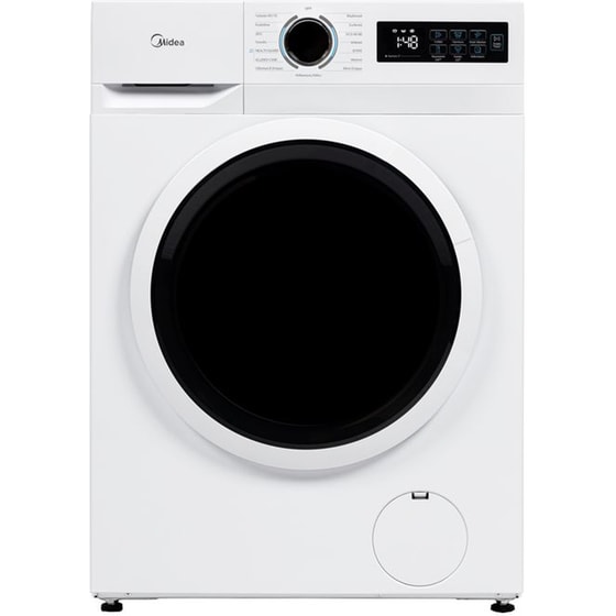 MIDEA MF110W80BA10/W 8 kg 1.400 Στροφές Λευκό Πλυντήριο Ρούχων image 0