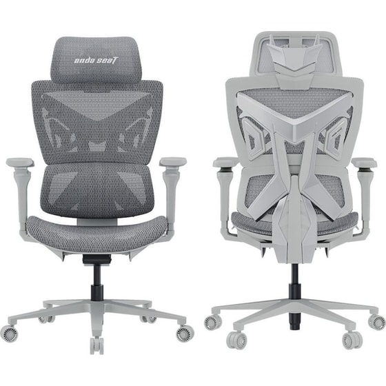 Καρέκλα Gaming/ Γραφείου Anda Seat X-Air Pro XL από Ύφασμα Mesh - Γκρι image 2