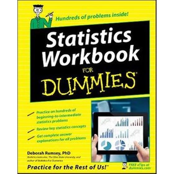 Statistics Workbook For Dummies image 0