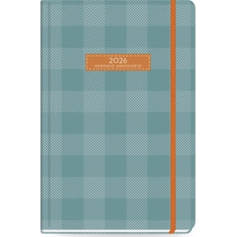 Ημερολόγιο Ημερήσιο 2026 The Writing Fields Plaid 12Μ Πετρόλ