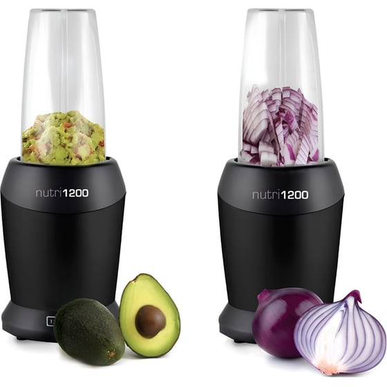 Μπλέντερ HOMVERO NUTRI 1200 TS-15721N 1 L 1200W 8 Σε 1 Μαύρο image 2
