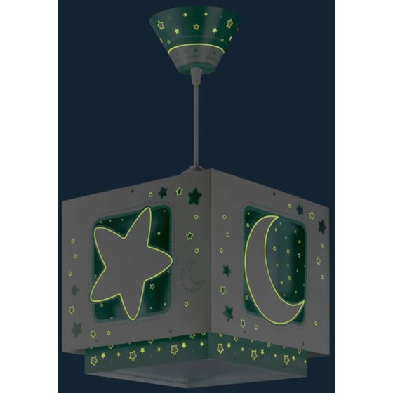 Παιδικό Φωτιστικό Οροφής Μονόφωτο Ango Moon Green 63232 H image 2
