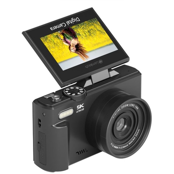 Φωτογραφική Μηχανή Compact Lamtech 5K Flip Wi-Fi - Black image 4