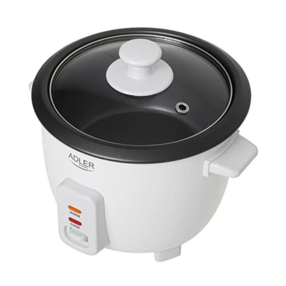 Παρασκευαστής Ρυζιού Rice Cooker 300w Με Χωρητικότητα 0.6lt Adler Ad-6418 image 1