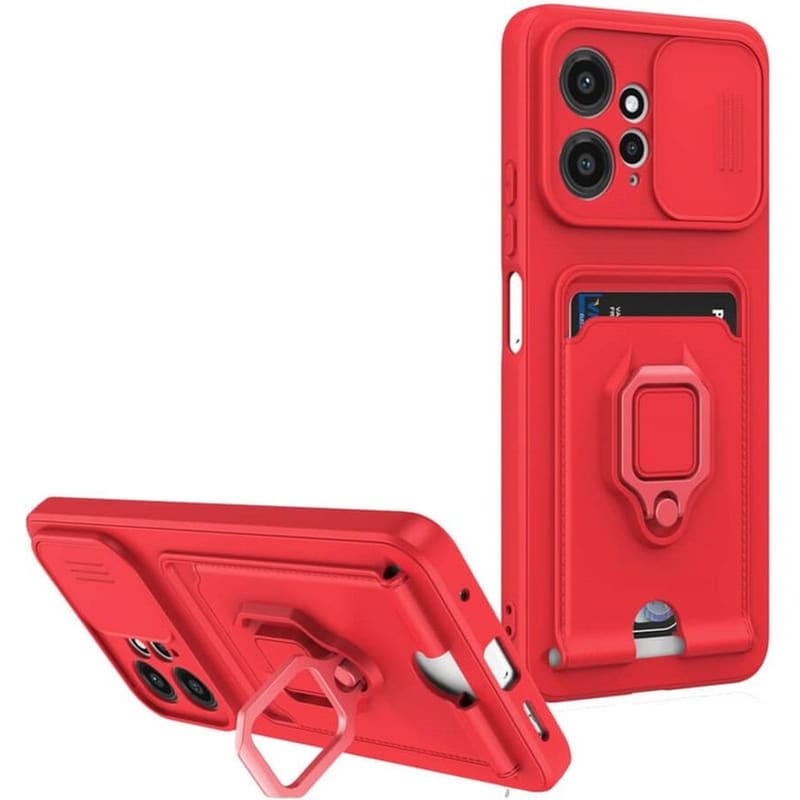 Θήκη Xiaomi Redmi Note 12 4G - Bodycell Multifunction - Red