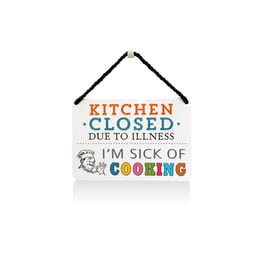 Κρεμαστή Μεταλλική Πινακίδα ATP Kitchen Closed Due