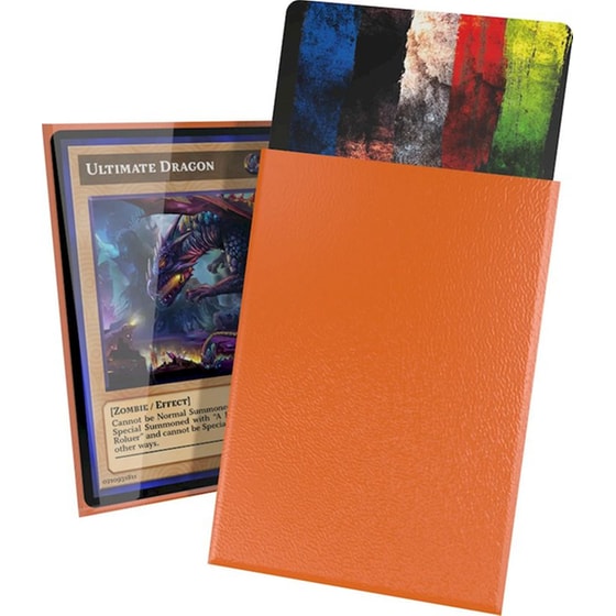 Ultimate Guard Cortex Card Sleeves Japanese Small Size - Orange (60 Sleeves) image 2