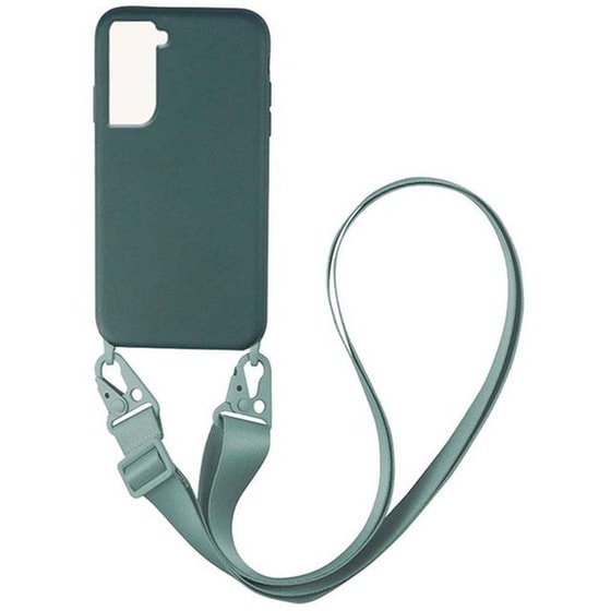 Θήκη Samsung Galaxy S21+ - Sonique Carryhang Liquid Silicone Strap - Πράσινο image 0
