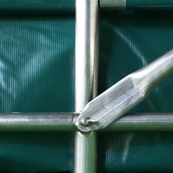 Κιόσκι Vidaxl PVC 2.4x2.4m - Πράσινο image 5