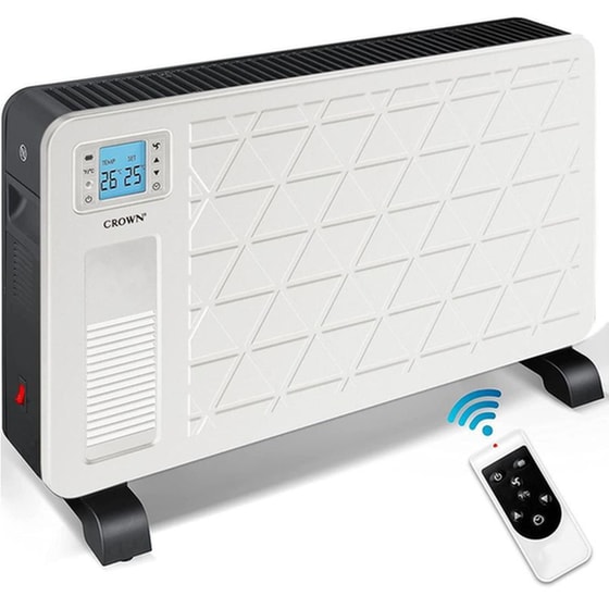 CROWN RCH-8302 RALLY Με Wi-fi Και Τηλεχειριστήριο 2300W Ηλεκτρικός Θερμοπομπός Λευκός image 0
