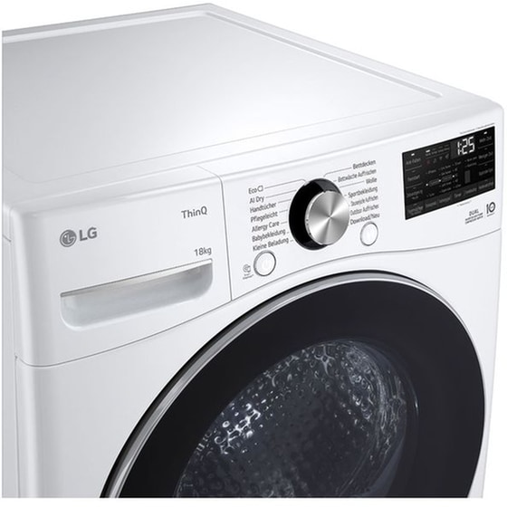 LG RH18U8AVCW 18 kg A+++ Με Αντλία Θερμότητας - Λευκό Στεγνωτήριο Ρούχων image 4
