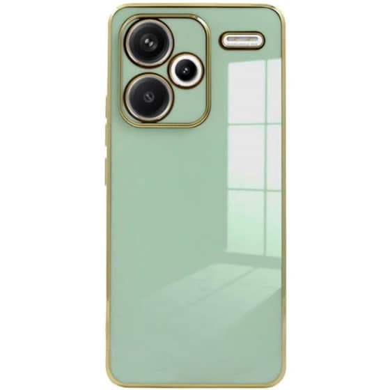 Θήκη Σιλικόνης - Xiaomi Redmi Note 13 Pro Plus - Bodycell Gold Plated - Mint Green (5206015074523) image 0