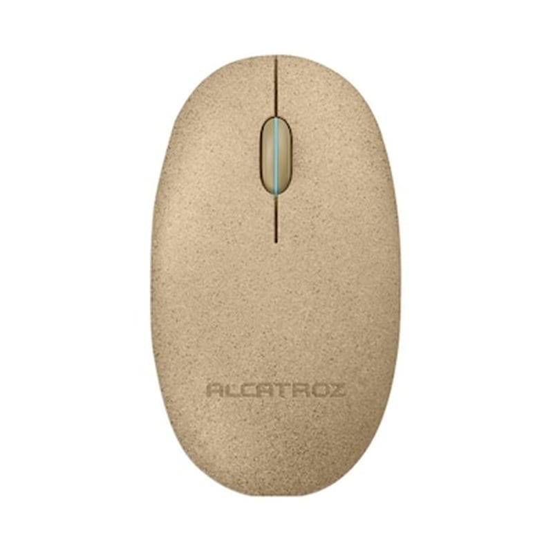 ALCATROZ Alcatroz Pebble Air Duo Ασύρματο Bluetooth Ποντίκι Κίτρινο