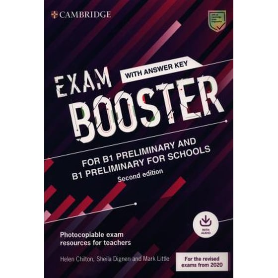 Exam Booster for B1 Preliminary and B1 Preliminary for Schools with Answer Key with Audio for the Revised 2020 Exams image 0