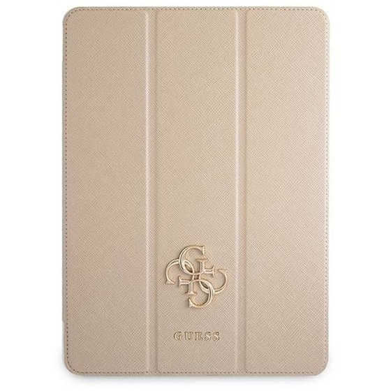 Θήκη Tablet Apple iPad Pro 12.9" - Guess 4g Logo Saffiano Collection - Gold image 1