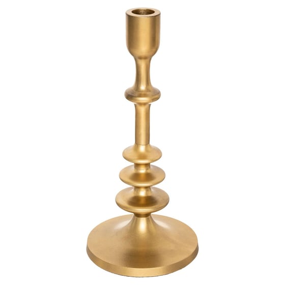 Κηροπήγιο Spitishop A-s Candlestick 164217b Μεταλλικό 12x26cm - Χρυσό image 0