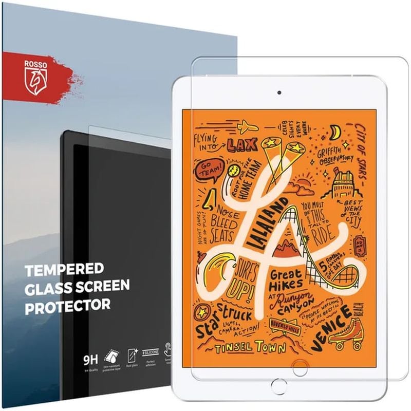 ROSSO Προστατευτικό Οθόνης Apple iPad Mini 5 2019 / Mini 4 2015 - Rosso Tempered Glass Screen Protector 9h