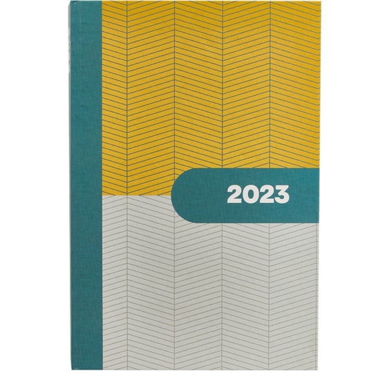 Ημερολόγιο Office Log 2023 12M Ημερήσιο Medium Μπλε 14Χ21 cm image 0