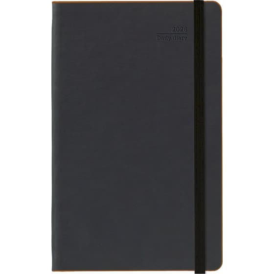 Ημερολόγιο Ημερήσιο 2026 Θεοφύλακτος 12M Laser Μαύρο image 0