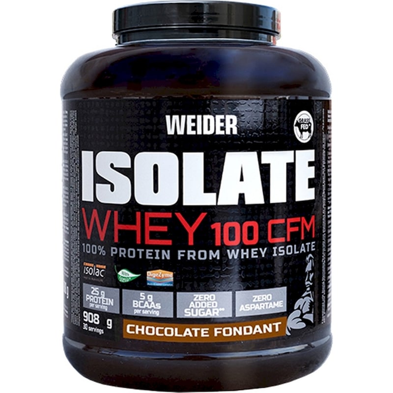 WEIDER Πρωτεΐνη Weider Isolate Whey 100 Cfm Σοκολάτα - 908gr