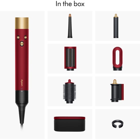 DYSON AIRWRAP HS08 596926-01 I.D. STRAIGHT+ WAVY Multistyler Red Velvet/Gold image 4