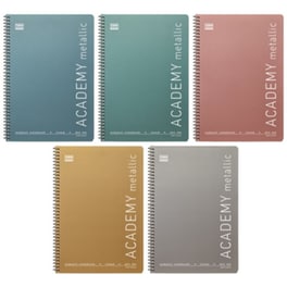 Τετράδιο Σπιράλ Typotrust Academy Metallics A4 90 Φύλλων - Τυχαία Επιλογή (1 Τεμάχιο)
