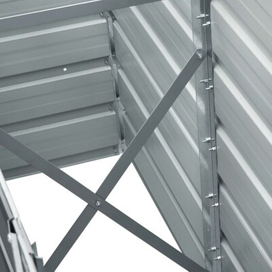 Vidaxl Ζαρντινιέρα Κήπου Γκρι 240 X 40 X 45 Εκ. Γαλβανισμένος Χάλυβας image 5